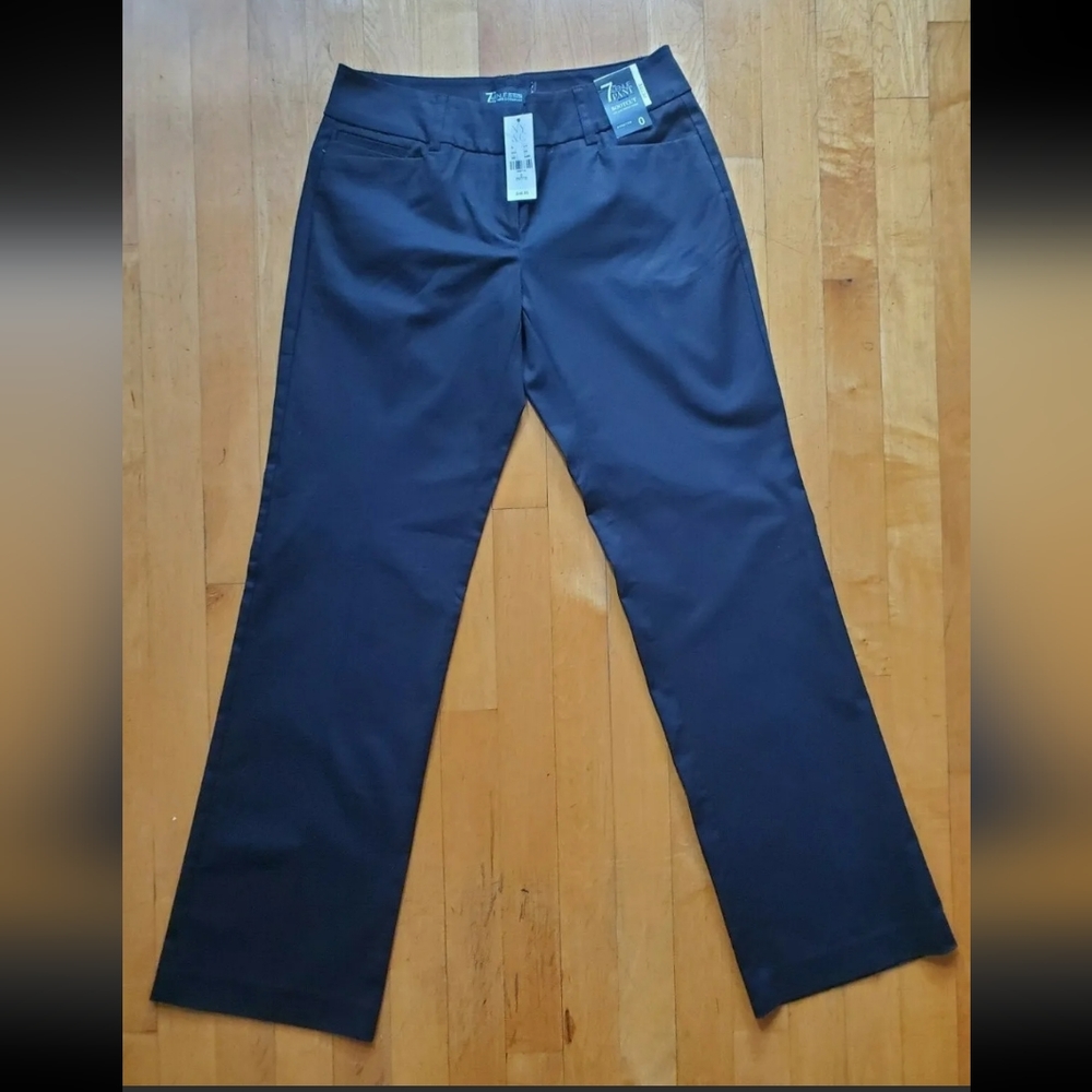 New York & Company 7th Ave Black Pants Size 0 Petite Bootcut New